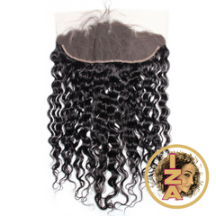 12A HD WATER WAVE Lace Human Hair Closure / Frontal