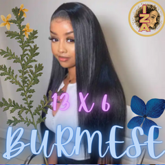 Burmese Hair 12A 13x6 Lace Front Wigs Human Hair Wigs Pre Plucked Virgin Hair