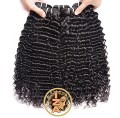 12A DEEP WAVE 1B Human Hair Bundles