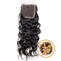 12A HD WATER WAVE Lace Human Hair Closure / Frontal