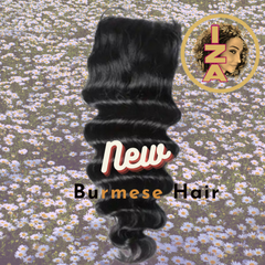 Burmese Hair 12A 4x4 Lace Front Human Hair CLOSURE