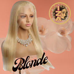 12A 180% Density 13 x 6 Blonde Lace Frontal Human Hair Wigs with Baby Hair Pre Plucked