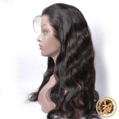 13 X 6 Front Lace 12A Body Wave 1B Human Hair Wig w/ Baby Hair