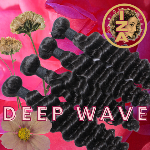 12A DEEP WAVE 1B Human Hair Bundles