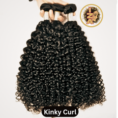 12A KINKY CURL 1B Human Hair Bundles